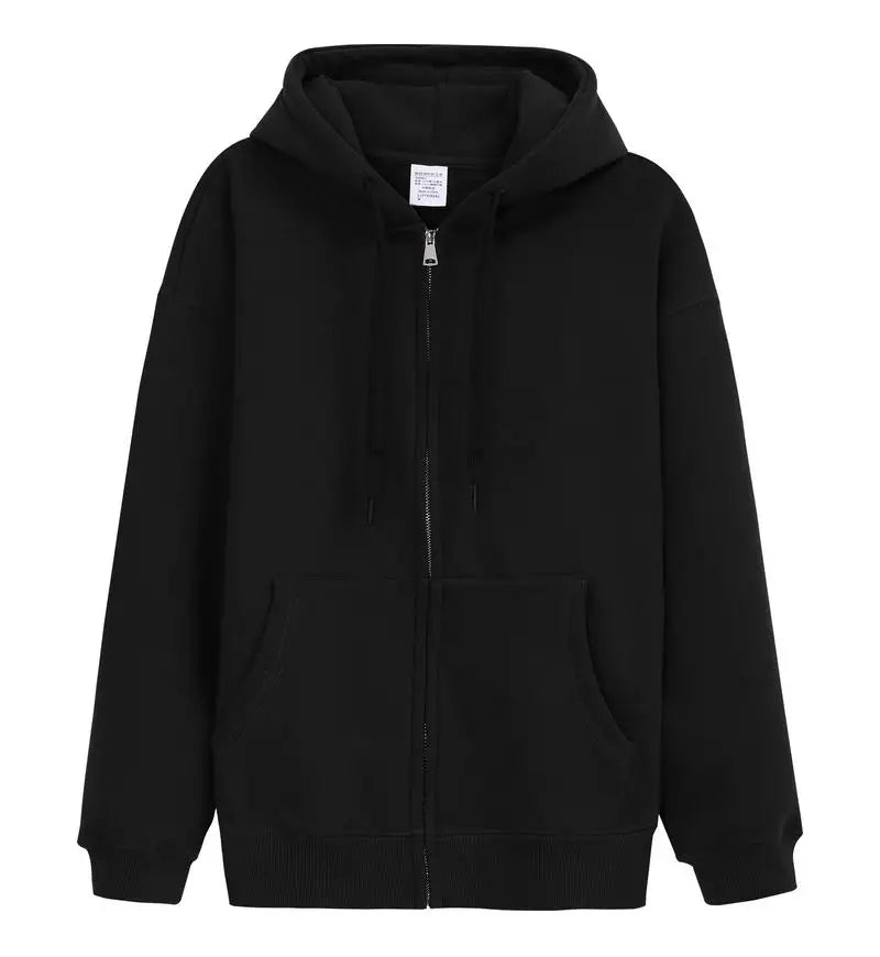 Unisex Oversized Zip-Up Hoodie