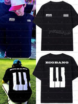 Bigbang 20th Anniversary Concert T-Shirt G-Dragon fans Short Sleeve Unisex women Breathable Sweat Absorbent  t-shirt men hoodies