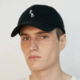 Monogram Cotton Baseball Cap – Hand-Embroidered Dad Hat