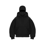 Minimalist Hooded Zip Sweatshirt