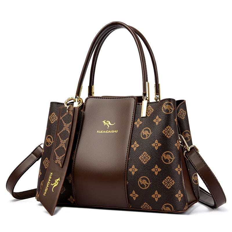 Luxury Print Leather Crossbody & Shoulder Bag