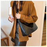 Vintage PU Leather Large Capacity Tote