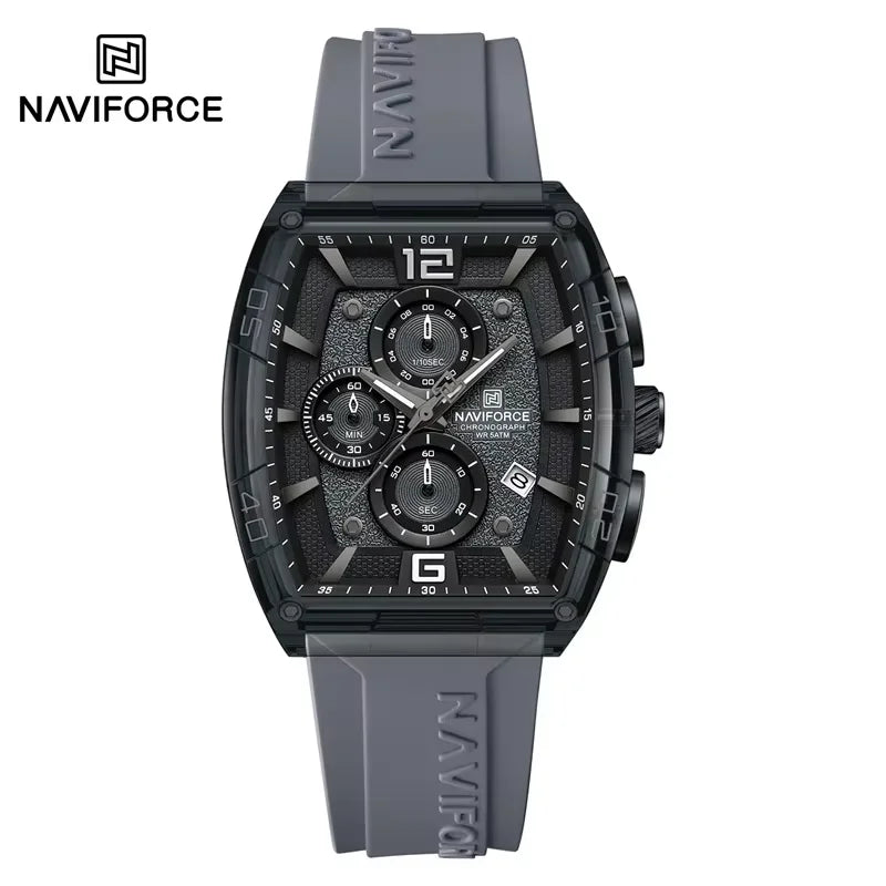 Men’s Waterproof Quartz Watch - Silicone Sport Strap