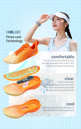 ONEMIX Motion Road Running Shoes for Men Air Cushion Outdoor Sport Trail Shoes Male Trainers Summer Jogging Shoes Women Sneakers