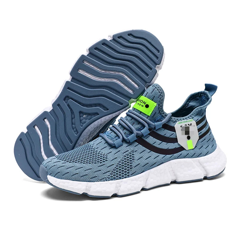Unisex Breathable Lace-Up Casual Sneakers