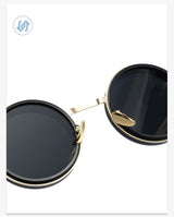 New Adjustable 1-9 Sunglasses Punk Polarized Sun Glasses Men Women Round ND Filter Lenses Retro Fishing Eyeglasses Shades