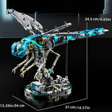 Creative Mechanical Dragonfly Construction Set Animal Building Blocks  MOC Educational Toy for Kids Adults STEM Learning Kit