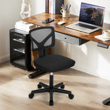 JHK Armless Mesh Office Chair | Lumbar Support & 360° Swivel