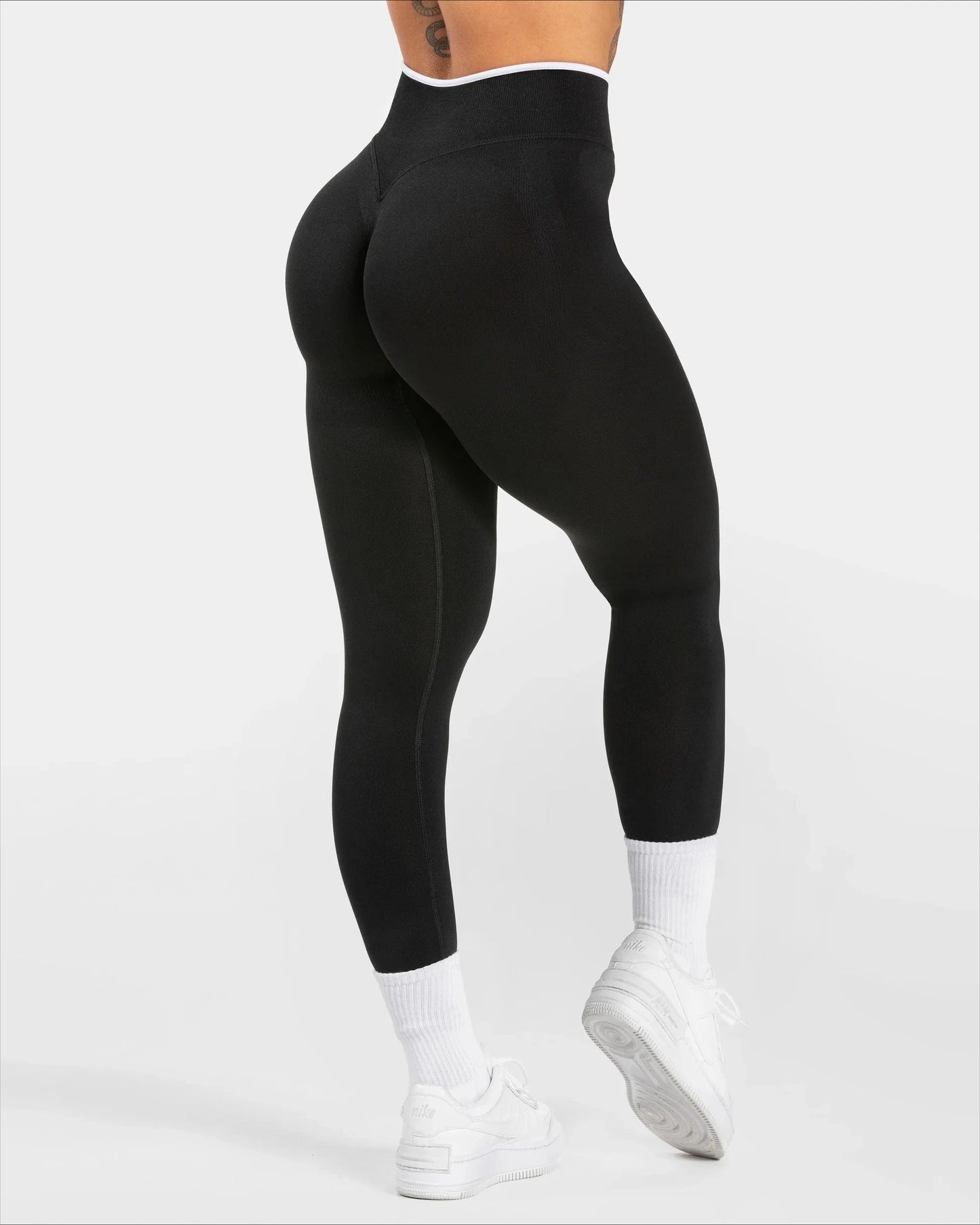High-Waist Seamless Yoga Leggings