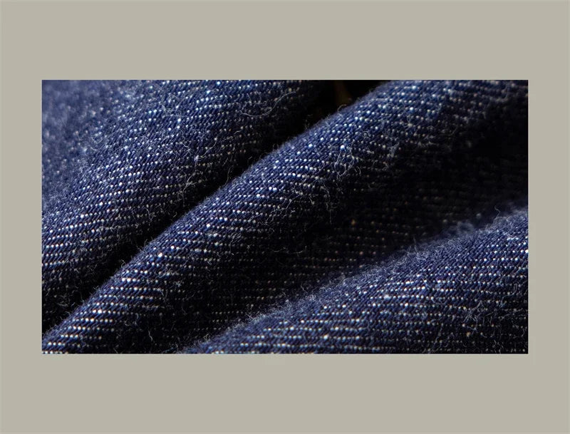 Vintage High-Rise Selvedge Denim Jeans for Men | 14oz