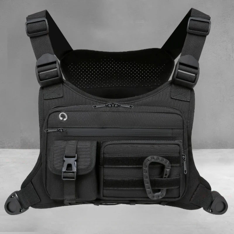 Nylon Sports Chest Bag for Running & Cycling