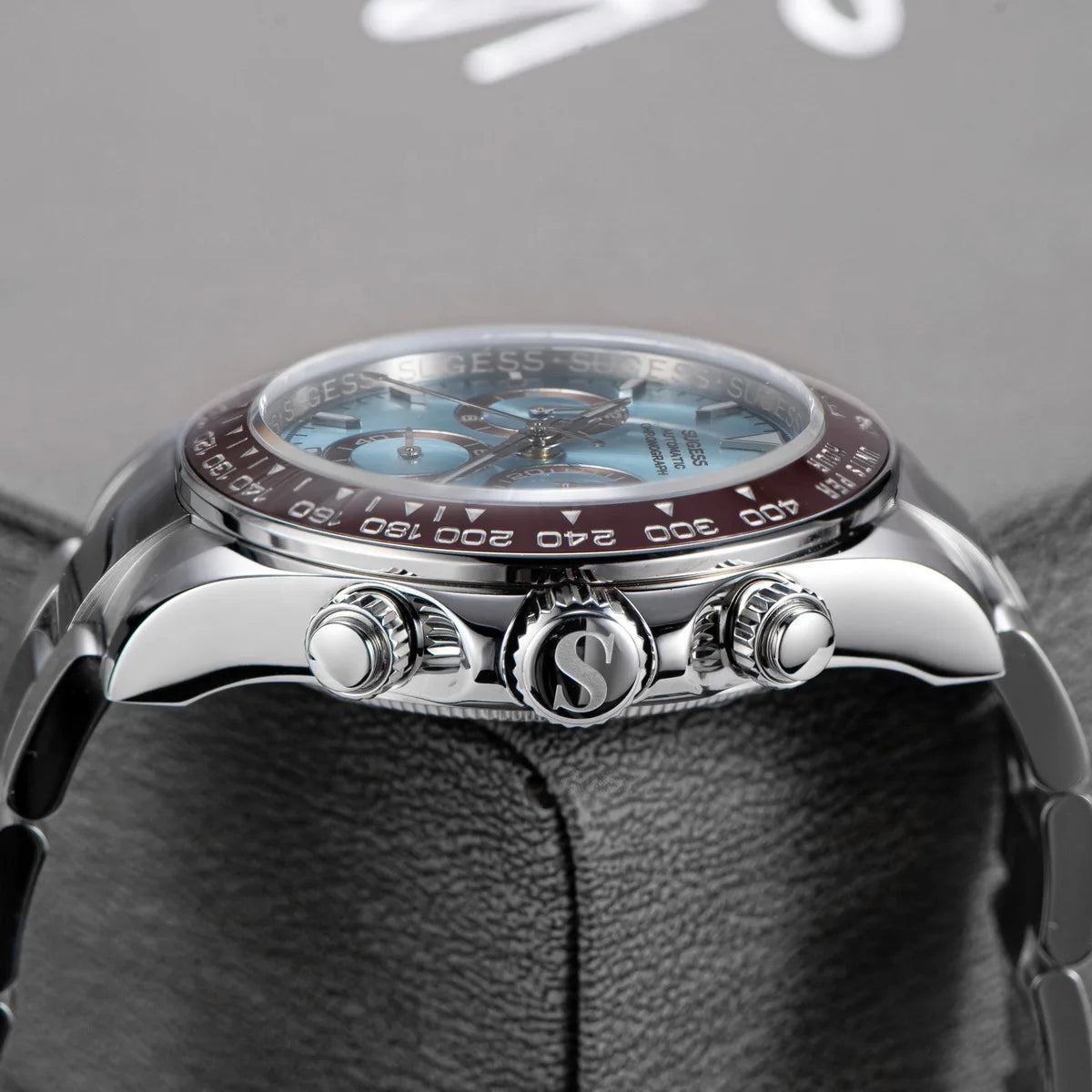 Sugess Panda Chronograph 39mm Automatic Watch