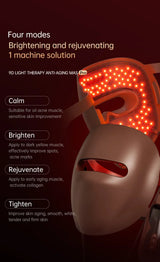 320 LED Beads Facial Photon Beauty Mask 4D Silicone Red Light Photon Skin Rejuvenation Anti Wrinkle Anti Acne Facial Beauty care