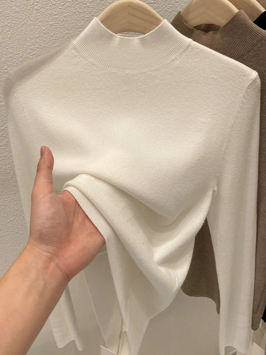 Women’s Slim Fit Knitted Turtleneck Sweater