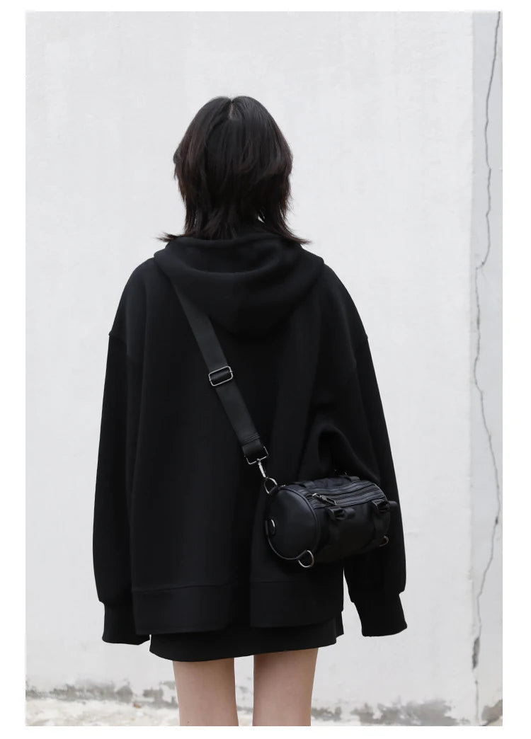 Women’s Relaxed Longline Zip-Up Hoodie