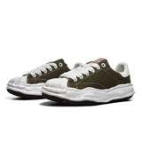 Unisex Thick Sole Board Sneakers — Breathable Lace-Up Casual Walking Shoes