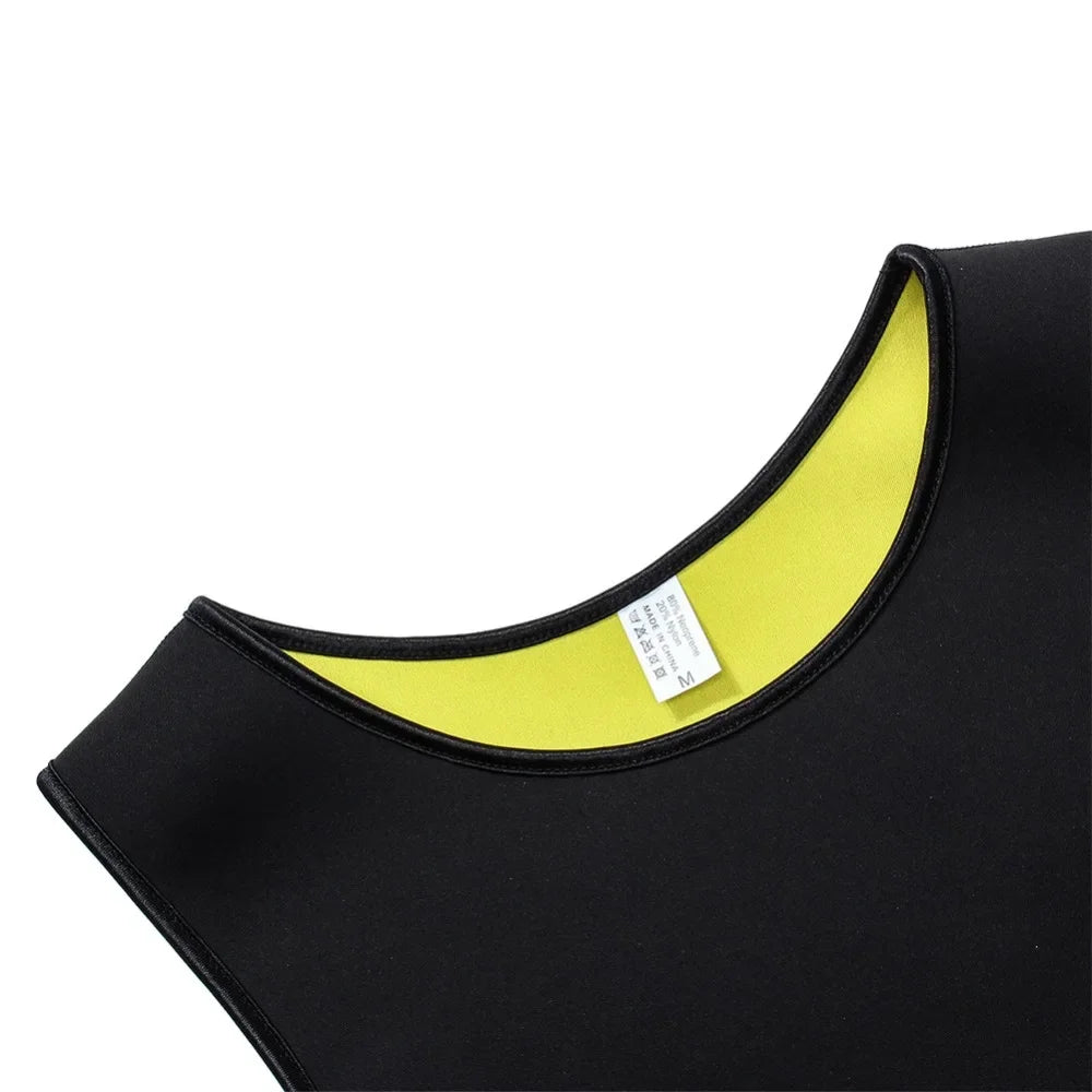 Men Slimming Body Shaper Modeling Vest Belly Reducing Shapewear Fat Burning Weight Loss Waist Trainer Sweat Corset Gym Tank Tops