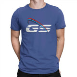 Grunge Motorcycle Graphic Cotton T-Shirt — Men's 2D Print Streetwear Tee