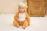Plush Hooded Baby Winter Romper