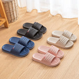 EVA Couple Slippers Slip on Soft Bottom Home Slippers Comfortable Simple Casual Slippers