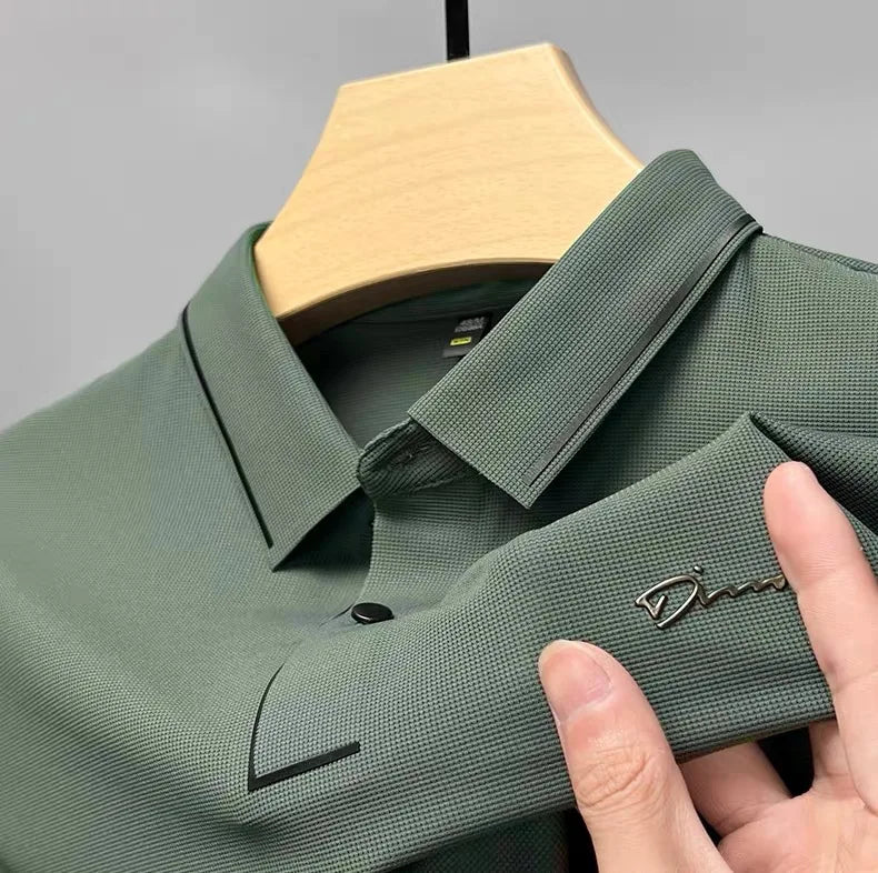 Men's Diamond Emblem Short-Sleeve Polo Shirt