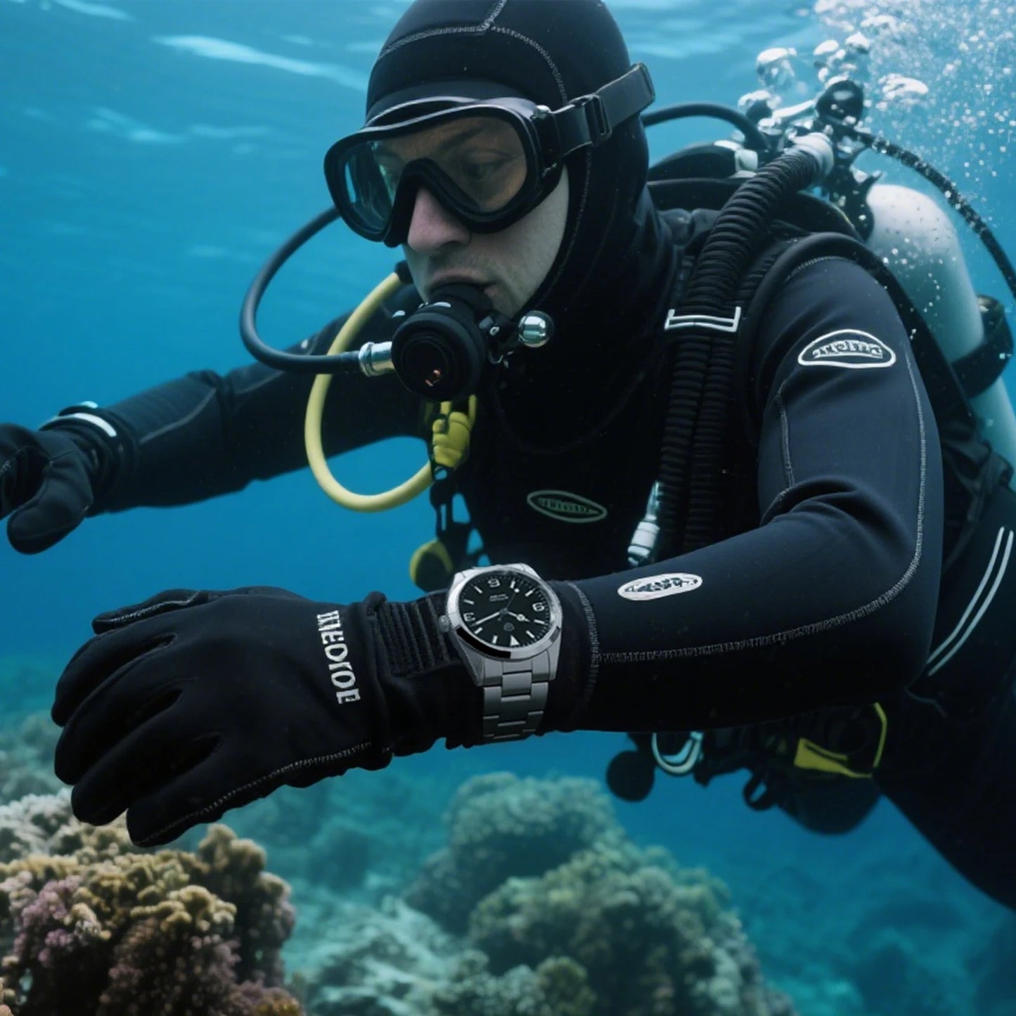 Watchdives WD6610 Luxury Watch Miyota 9015 Movement Mechanical Watch Stainless Steel 100m Waterproof Sapphire Wristwatch
