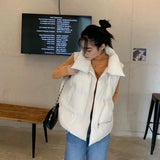 Quilted Cropped Puffer Vest