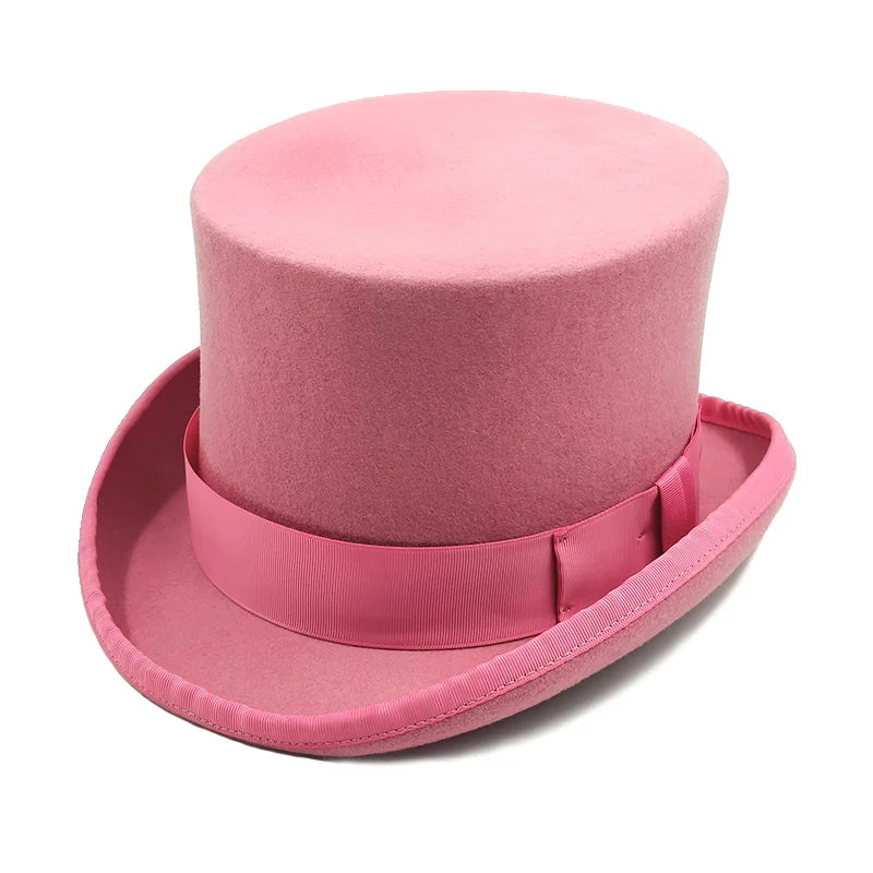 Elegant Wool Top Hat | Magician & Gentleman Style