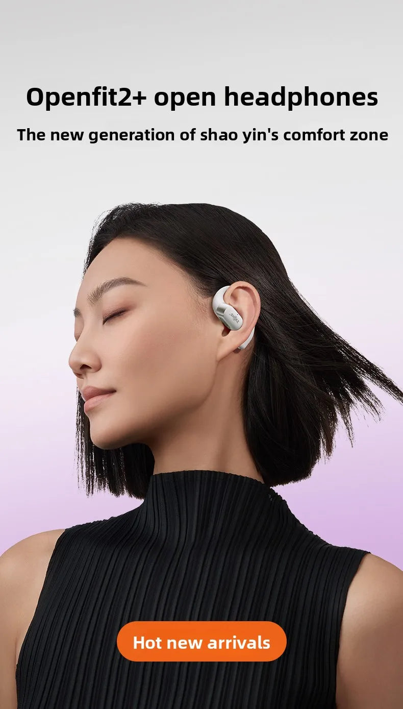 Shokz OpenFit 2+ T921 Wireless Open-Ear Headphones