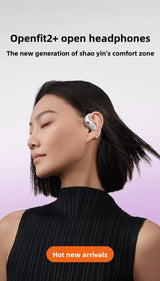 Shokz OpenFit 2+ T921 Wireless Open-Ear Headphones