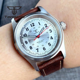 Tandorio 36mm Fashion 20BAR Automatic Dive Pilot Watch for Men Ladies NH35/PT5000/Miyota8215 Movt Sapphire Wristwatch Green Lume