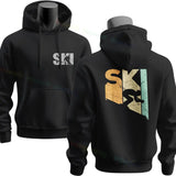 Men's Ski & Snowboard Graphic Hoodie for Fall and Winter