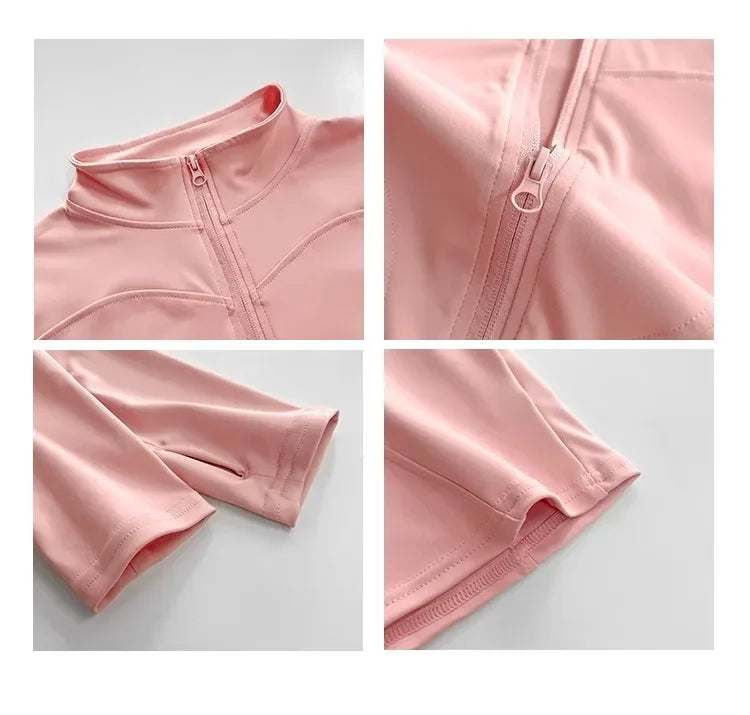 Quick-Dry Performance Yoga Jacket