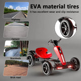 12V Kids Electric Go-Kart | Foldable, 4-Wheel Ride-On Toy