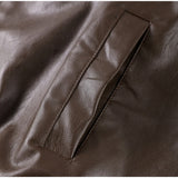 Chic Stand Collar Leather Jacket