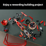 NEW 1:8 Scale 1361/1639PCS Technical Performance SF-24 RB20 Building Blocks Car Assembly Race Car MOC Bricks Supercar Model Toys