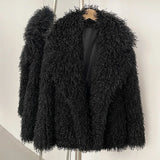 Plush Faux Fur Winter Coat