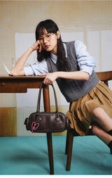 Amazing Song Toast Bag BGT Retro Chic Classic Bowling Bag Style Linear Shoulder Bag