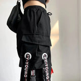 Women's High-Waist Cargo Jogger Pants