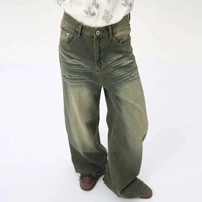Men's Loose Straight-Leg Denim Jeans & Shorts