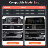 12.3" BMW F30/F36 CarPlay & Android Auto Screen Upgrade