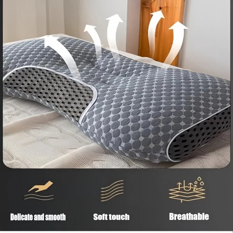 Home Cervical Memory Pillow, Helps Sleep and Protects The Neck Home Pillow,Gray