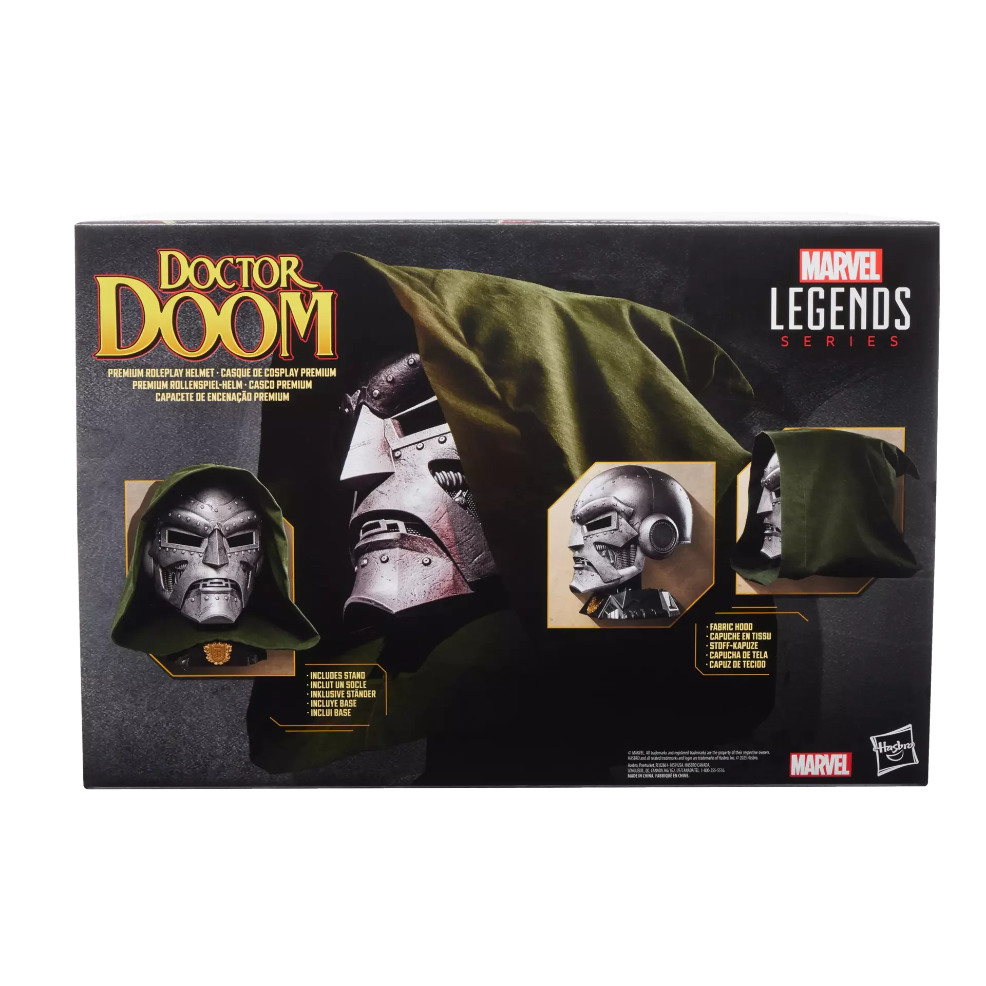 Original Hasbro Marvel Legends Series The Avengers Doctor Doom Premium Helmet Action Figures Toys Collection Gift For Adult