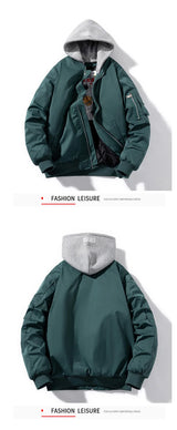 Hooded Bomber Pilot Jacket