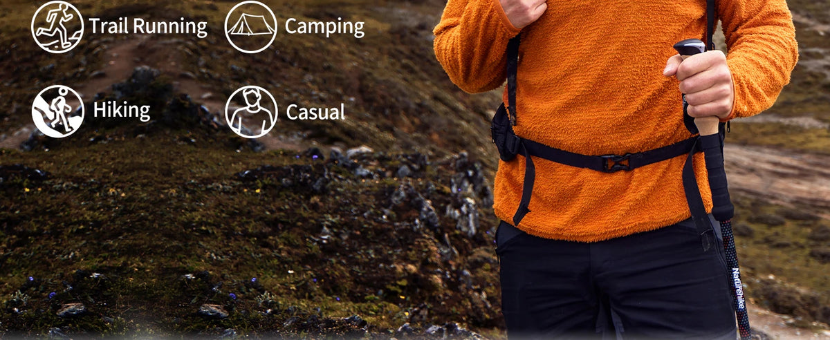 Pioneer Camp Men's Hoodies Outdoor Professional Grade Fleece Warmth Sweatshirt Zip PrimaLoft Active Evolve For Camping Hiking