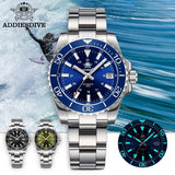 ADDIESDIVE Men's Watch 8215 Mechanical Sapphire Luminous Diving Watch 200m Ceramic Bezel Automatic Watch Clock Gift Watch AD2504