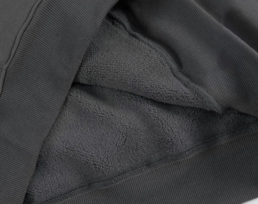 DIY Custom Your Brand LOGO 500GSM Heavy Weight New Autumn Winter Casual Thick Cotton Men's Top Solid Color Hoodies Sweatshirt