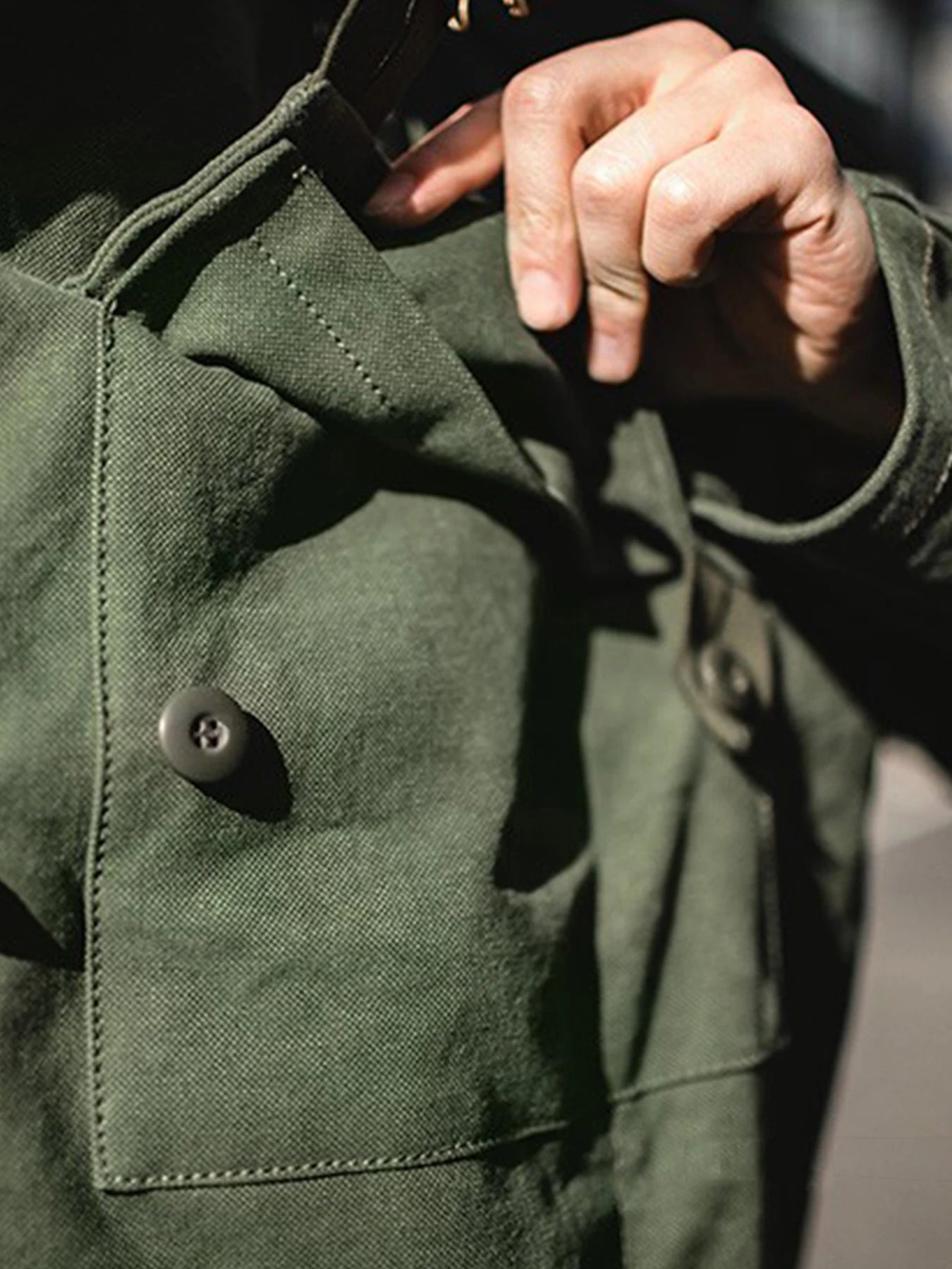 Swedish Dispatch Rider Jacket – Men's Vintage Canvas Coat