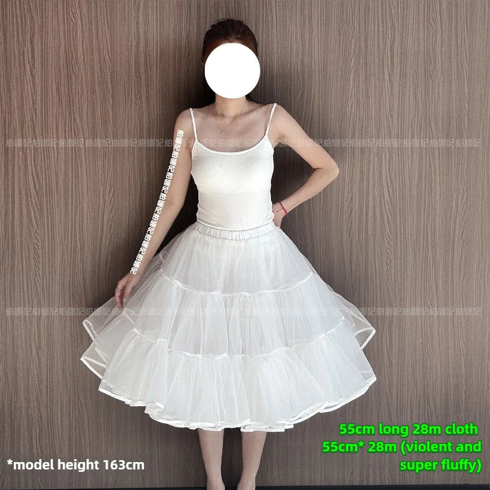 Fluffy Mesh Petticoat Underskirt – Lolita Crinoline