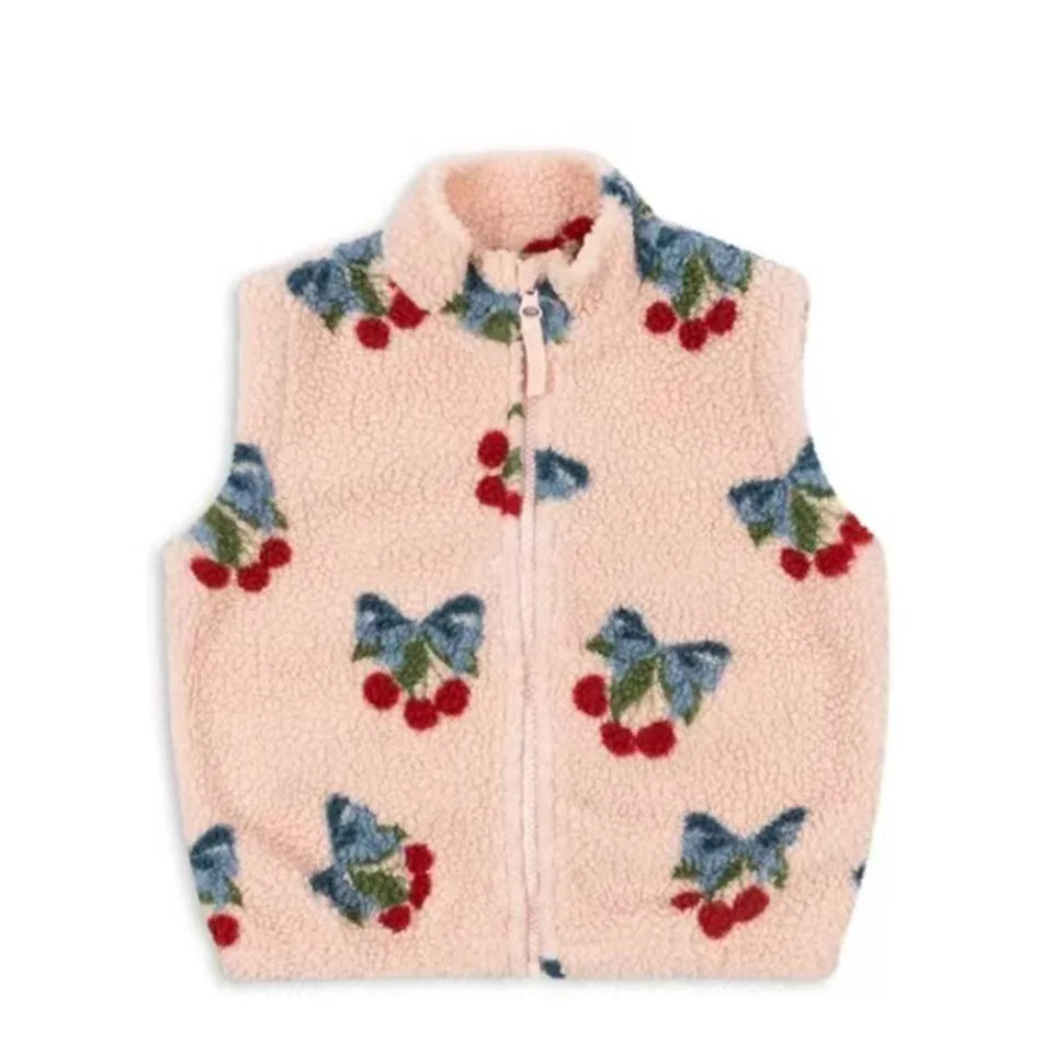 Kids' Sequin Lambswool Winter Jacket